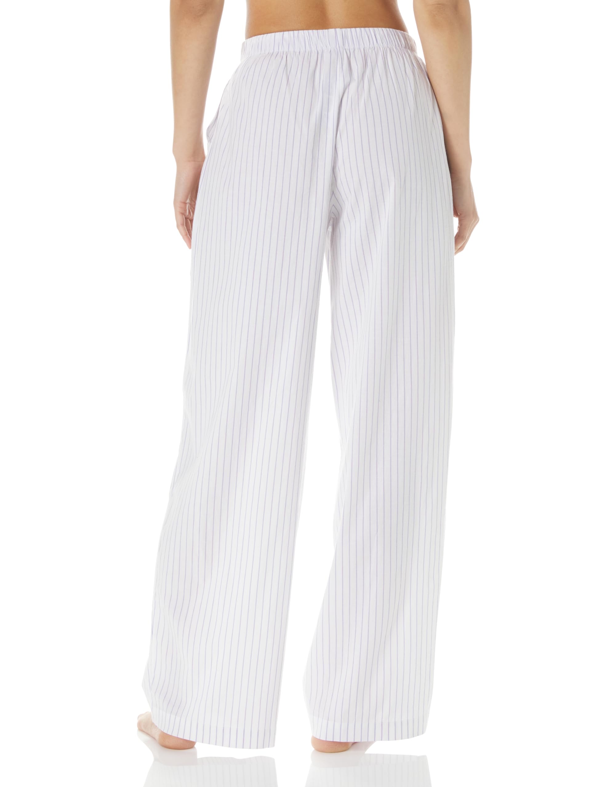 Foto 2 | Pantalones Para Dormir Florence By Mills Para Mujer, Color Blanco Lavanda A Rayas - Venta Internacional.
