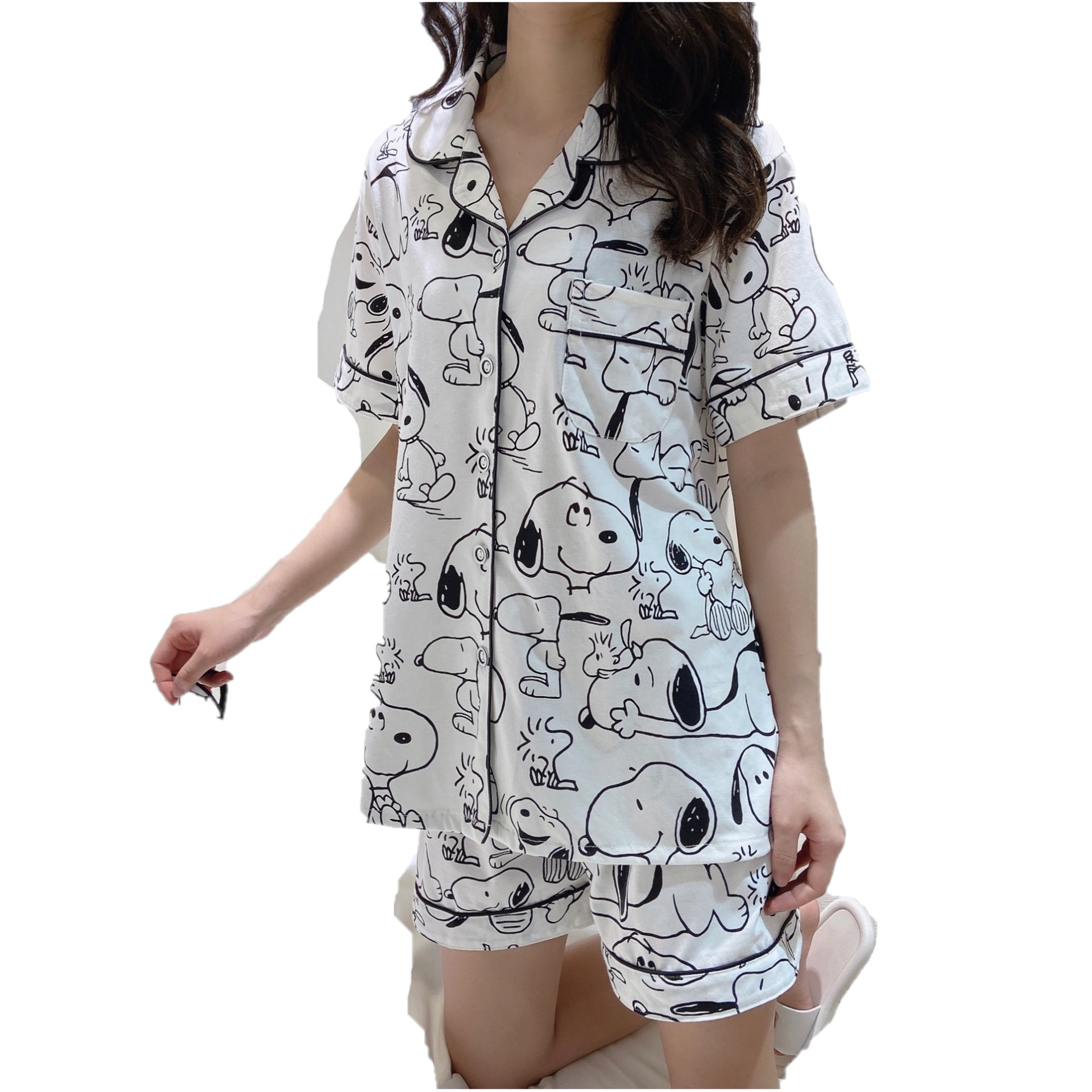 Foto 2 pulgar | Venta Internacional- Conjunto de Pijama Corta de Verano