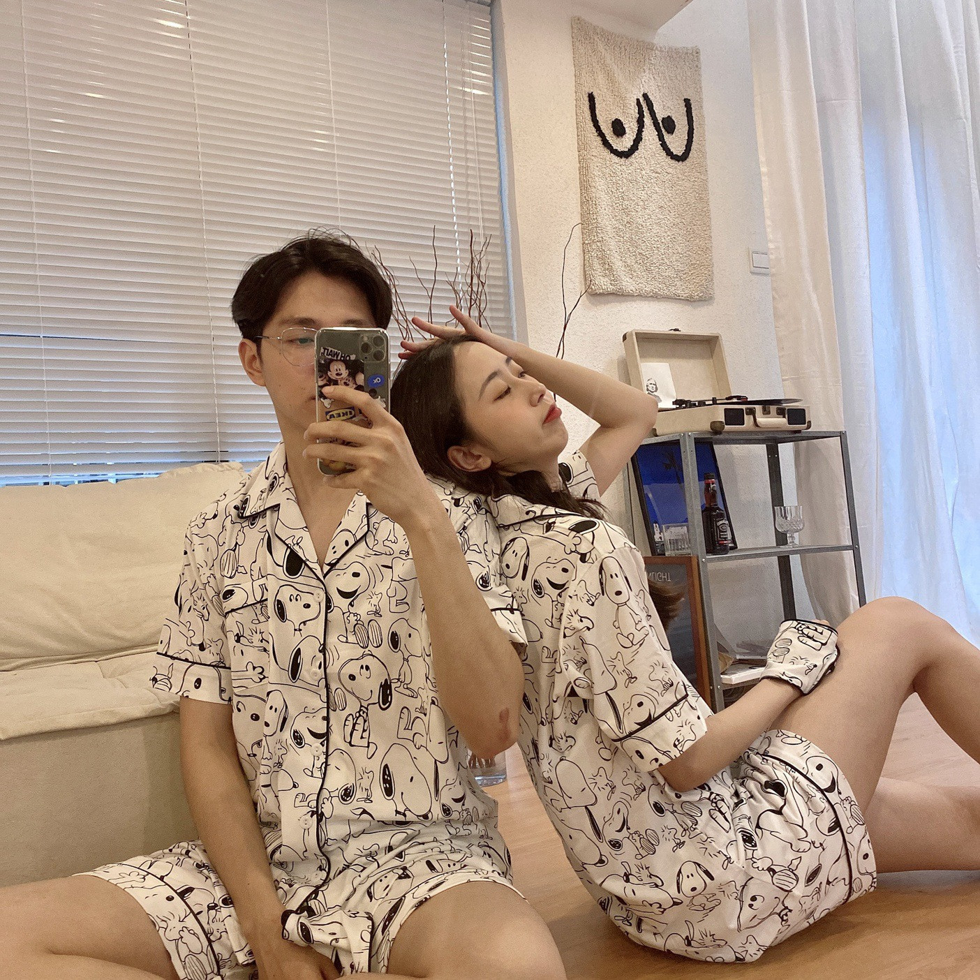 Foto 5 pulgar | Venta Internacional- Conjunto de Pijama Corta de Verano