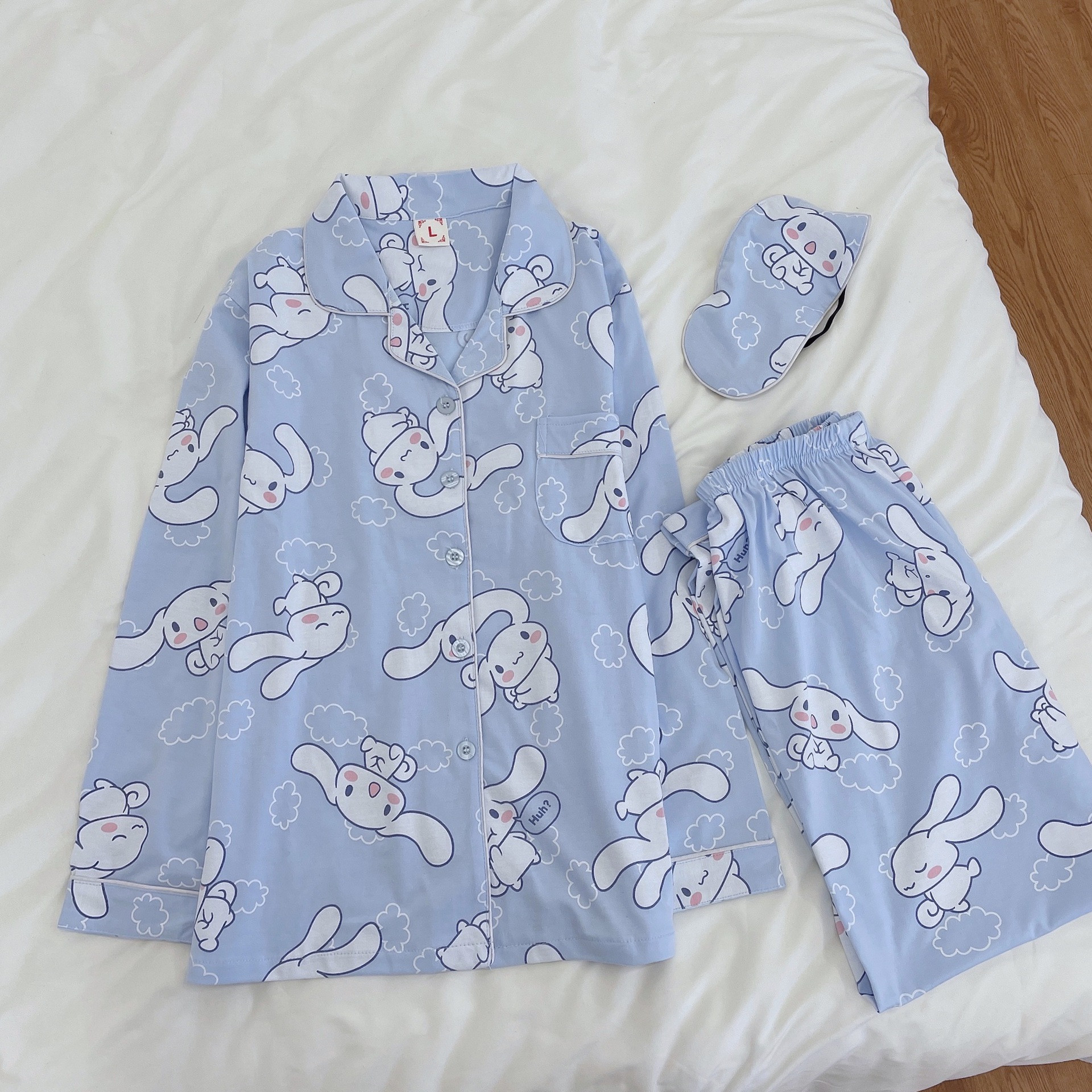 Foto 3 pulgar | Pijama Roku Con Estampado De Anime Cinnamoroll Dog Para El Verano De 2023 - Venta Internacional.