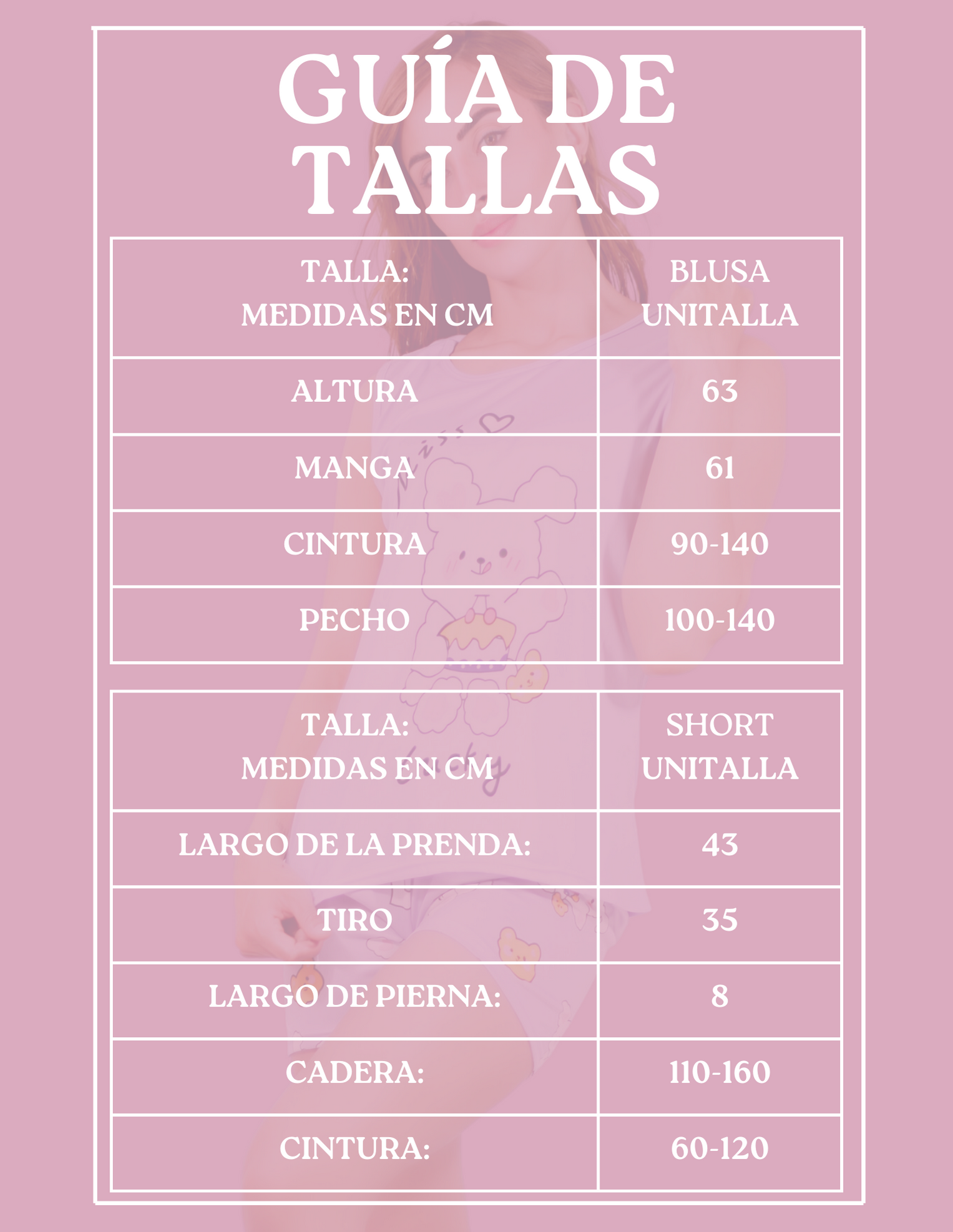 Foto 7 | Conjunto de Pijama 2 Piezas para Mujer
