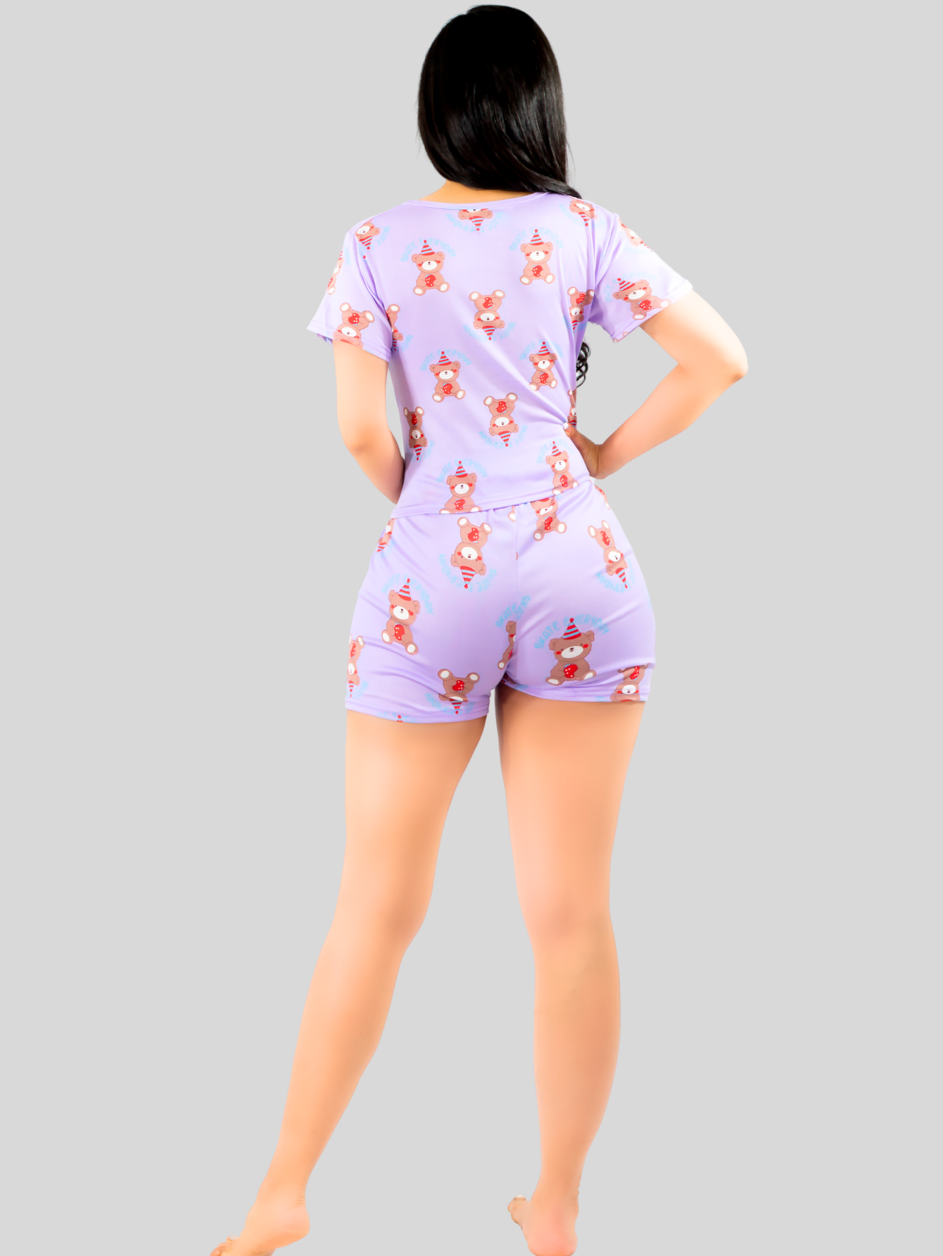 Foto 8 pulgar | Pijama De 3 Piezas Mujer Pantalon Short Y Playera A Juego Pij-077-3 Diseño Unico Pijama De Mujer