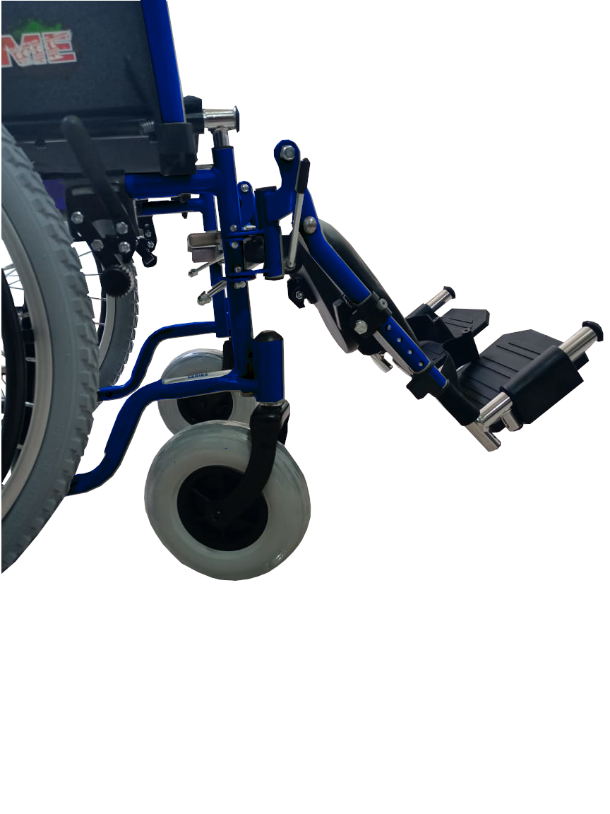 Foto 4 | Silla de Ruedas ReActiv R218027To-TN color Azul Tormenta Todo Terreno Xtreme Elevapiernas 18''