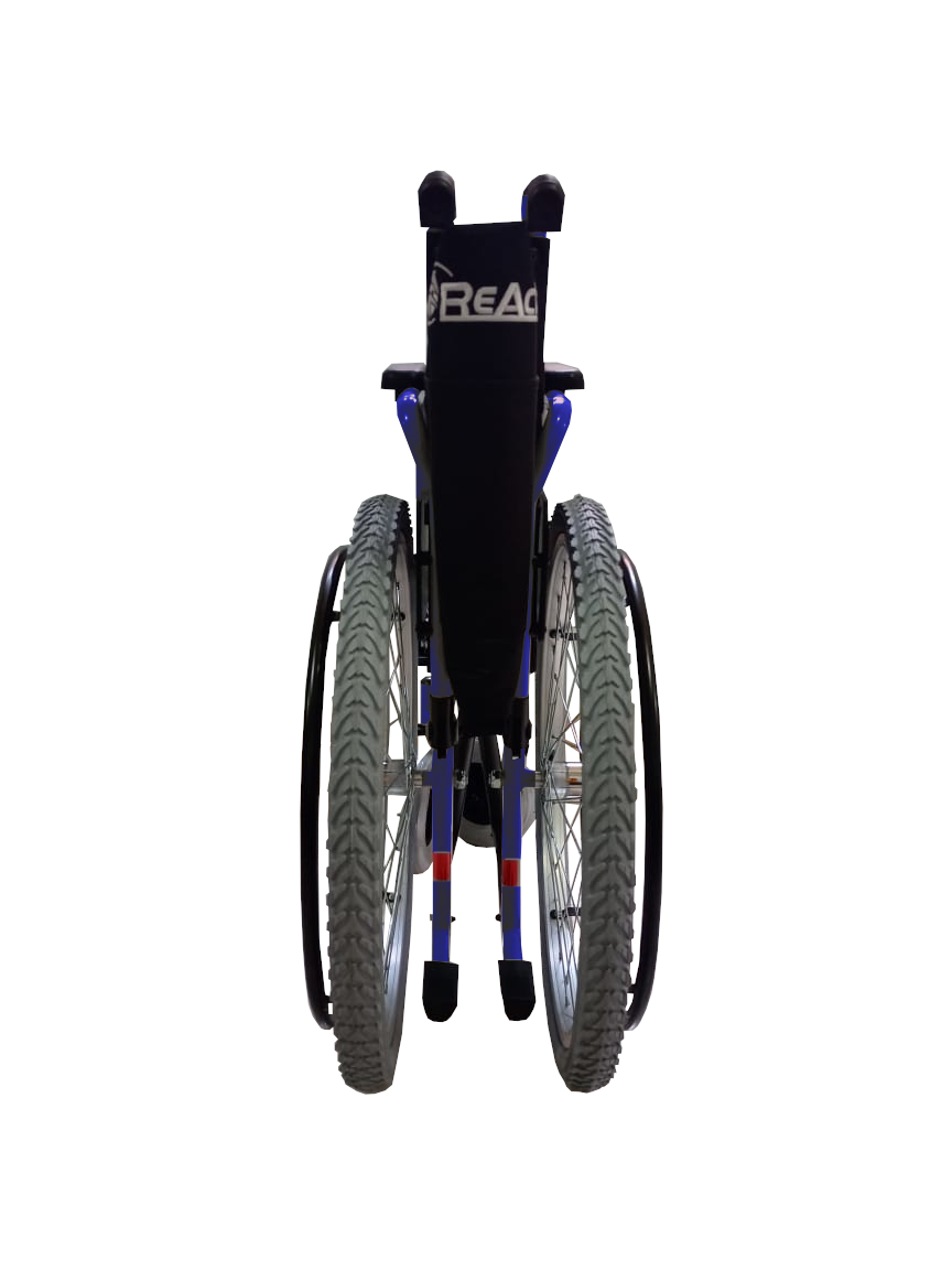 Foto 5 | Silla de Ruedas ReActiv R218027To-TN color Azul Tormenta Todo Terreno Xtreme Elevapiernas 18''