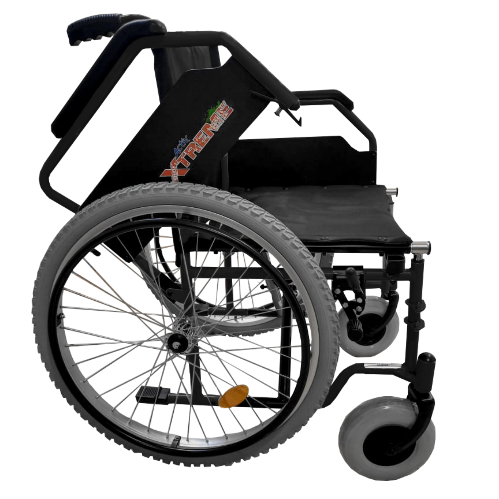 Foto 3 pulgar | Silla de Ruedas ReActiv R218027Ld-TN color Negro Lodo Todo Terreno Xtreme Elevapiernas 18"