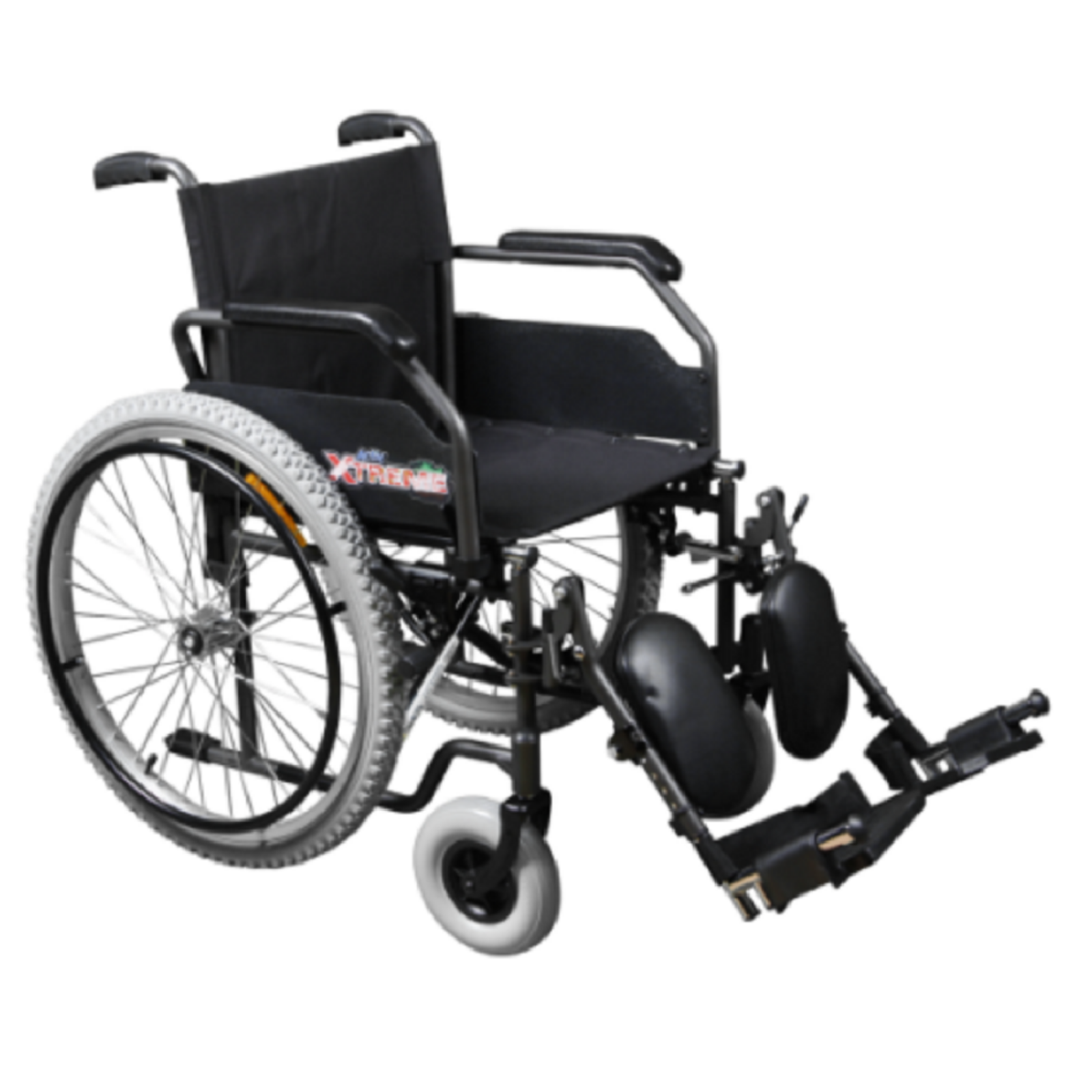 Foto 4 pulgar | Silla de Ruedas ReActiv R218027Ld-TN color Negro Lodo Todo Terreno Xtreme Elevapiernas 18"