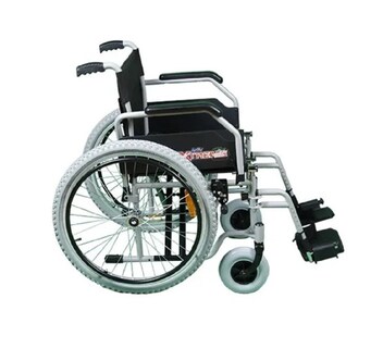 Foto 2 | Silla de Ruedas ReActiv R218020Br-TN color Gris Bruma Todo Terreno Descansapies Xtreme 18"