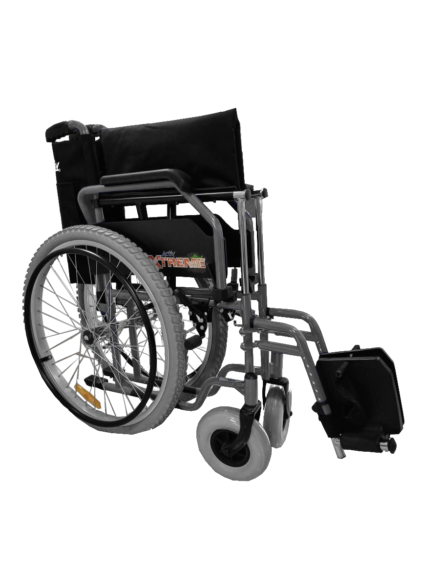 Foto 5 | Silla de Ruedas ReActiv R218020Br-TN color Gris Bruma Todo Terreno Descansapies Xtreme 18"