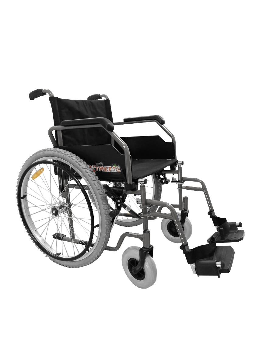 Foto 6 | Silla de Ruedas ReActiv R218020Br-TN color Gris Bruma Todo Terreno Descansapies Xtreme 18"