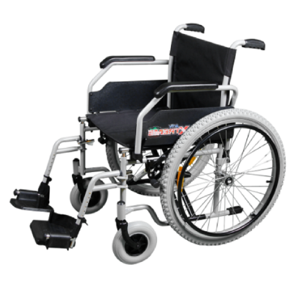 Foto 8 | Silla de Ruedas ReActiv R218020Br-TN color Gris Bruma Todo Terreno Descansapies Xtreme 18"