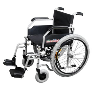 Foto 8 | Silla de Ruedas ReActiv R218020Br-TN color Gris Bruma Todo Terreno Descansapies Xtreme 18"