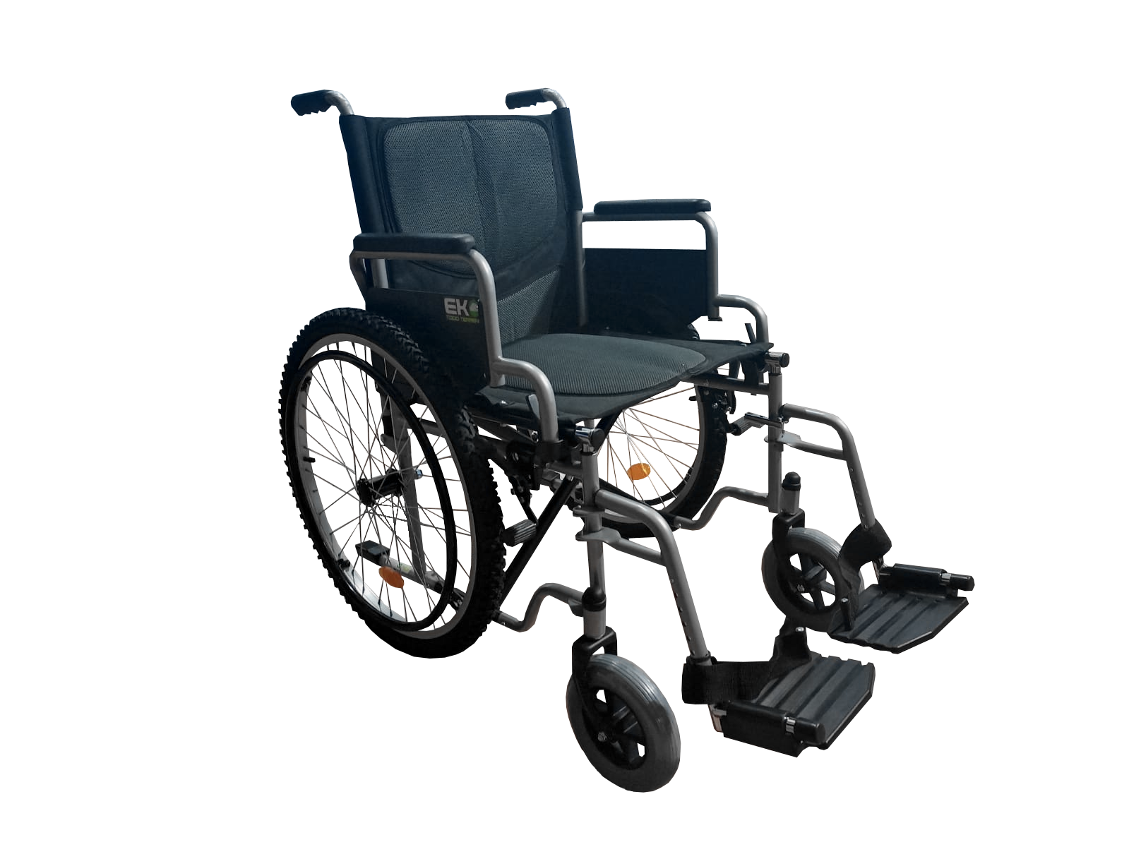 Foto 4 | Silla de Ruedas Todo Terreno 19'' Eko Wxtt19grudap Descansapies Gris