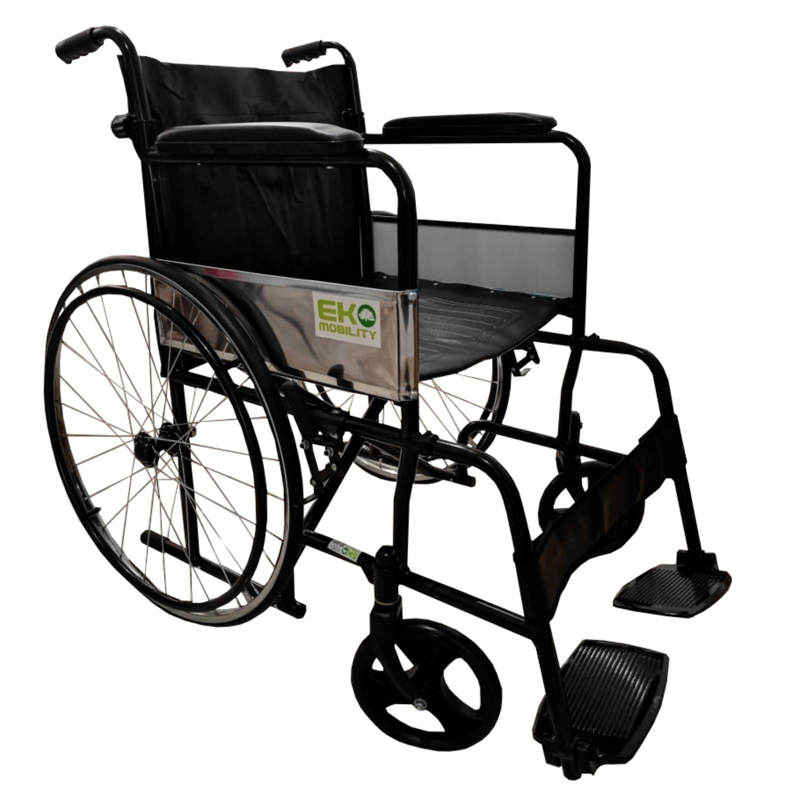 Foto 1 | Silla de Ruedas Descansapies Removibles 18'' Eko color Negro