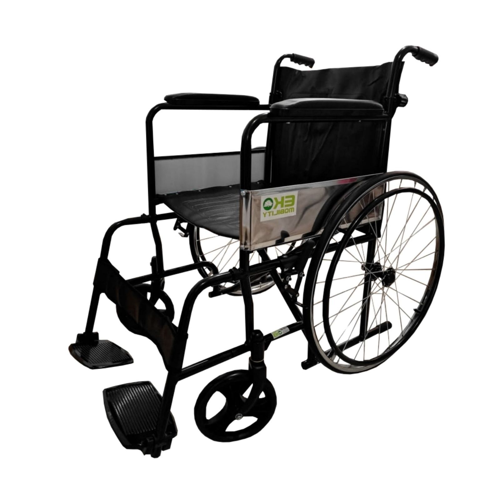 Foto 8 | Silla de Ruedas Descansapies Removibles 18'' Eko color Negro