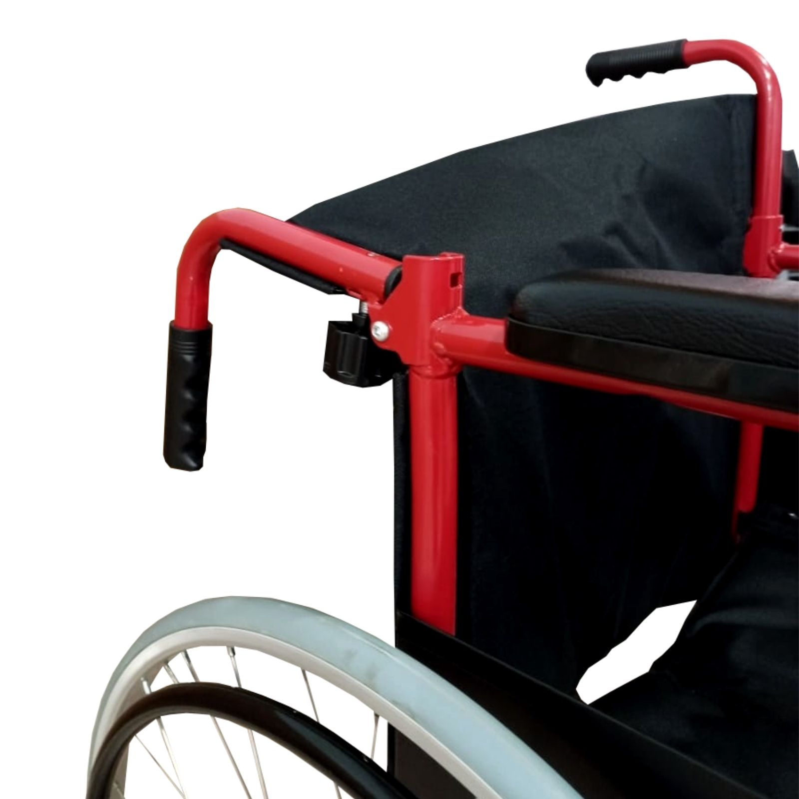 Foto 4 pulgar | Silla de Ruedas Eko Mobility WXC18RJFDAS color Rojo con Descansapiés Removibles 18''