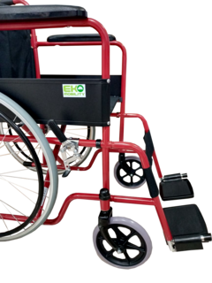 Foto 4 | Silla de Ruedas Eko Mobility WXC18RJFDAS color Rojo con Descansapiés Removibles 18''