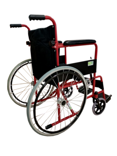 Foto 5 | Silla de Ruedas Eko Mobility WXC18RJFDAS color Rojo con Descansapiés Removibles 18''