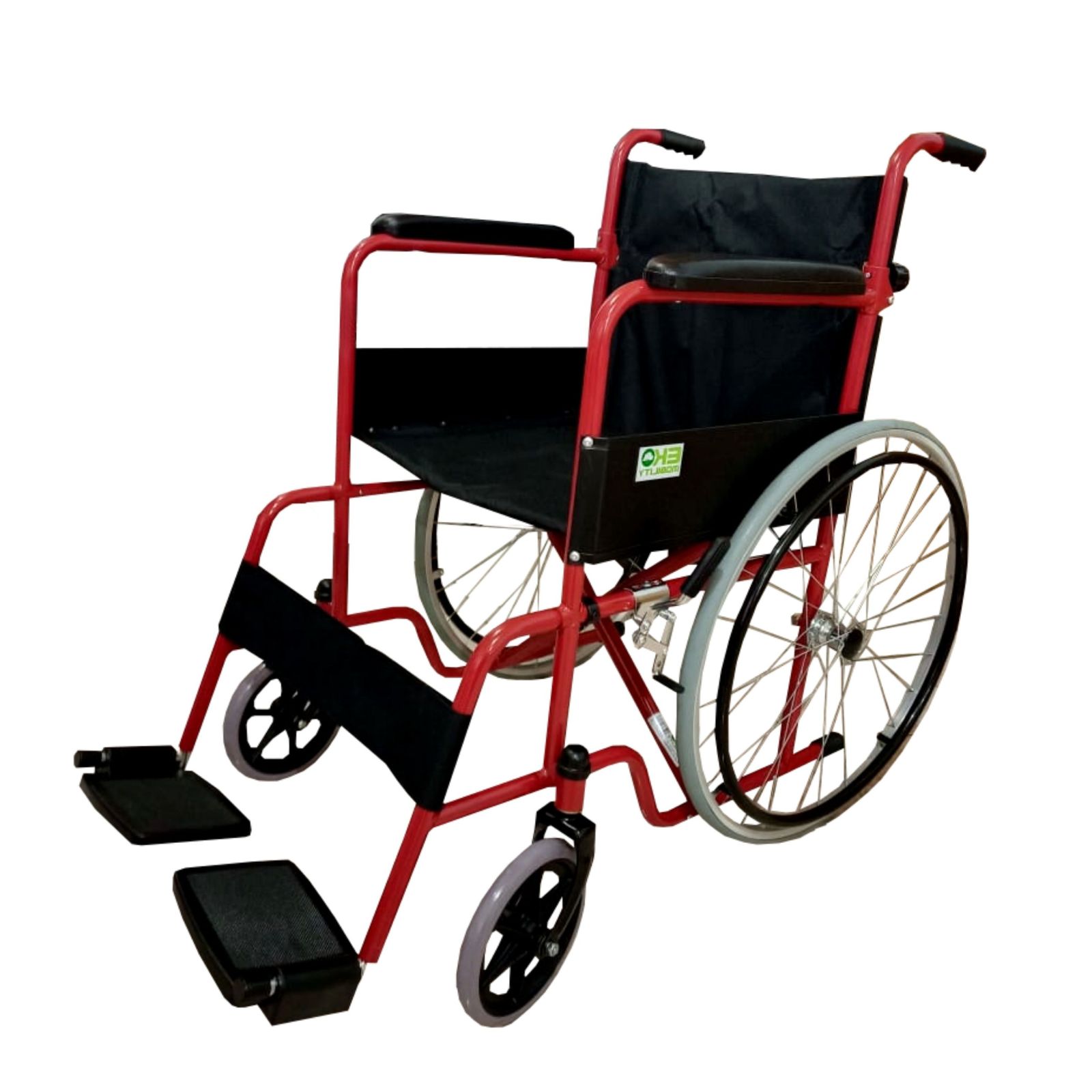 Foto 8 pulgar | Silla de Ruedas Eko Mobility WXC18RJFDAS color Rojo con Descansapiés Removibles 18''