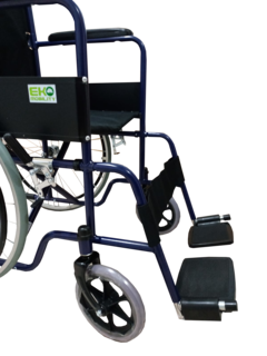 Foto 4 | Silla de Ruedas Descansapies Removibles 18'' Eko Azul