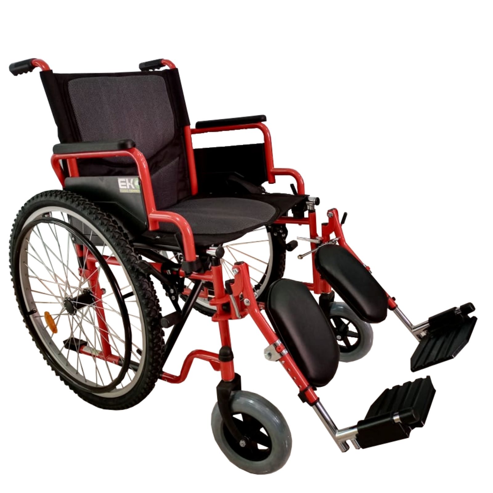 Foto 2 pulgar | Silla de Ruedas Xtreme Eko Mobility todo Terreno con Elevapiernas y Descansabrazos Abatibles color Rojo Wxtt19rjuepap