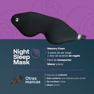 Foto 2 | Antifaz Para Dormir Con Almohadillas 3d. Incluye Un Mist De Lavanda. Night Sleep Mask B Life.