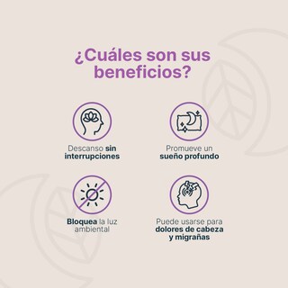 Foto 3 | Antifaz Para Dormir Con Almohadillas 3d. Incluye Un Mist De Lavanda. Night Sleep Mask B Life.