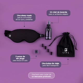 Foto 5 | Antifaz Para Dormir Con Almohadillas 3d. Incluye Un Mist De Lavanda. Night Sleep Mask B Life.
