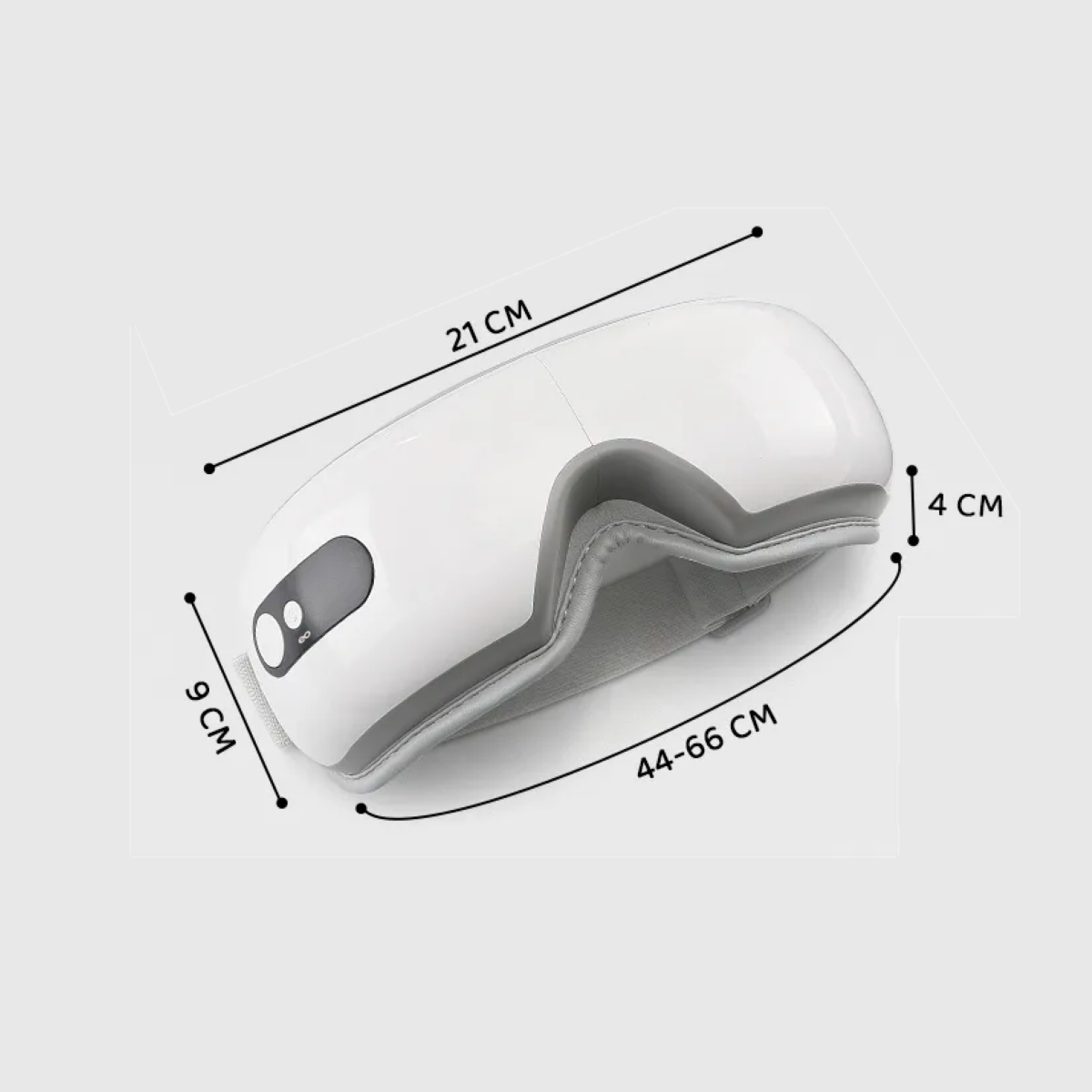 Foto 3 pulgar | Antifaz De Ojos Masajeador Con Bluetooth, Unitalla Eo Safe Imports Esi-19680 Blanco