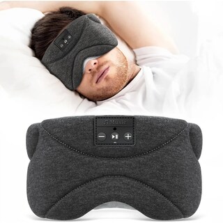 Foto 3 | Gafas Para Dormir Bluetooth Con Auriculares Unitalla Eo Safe Imports Esi-19681 Gris