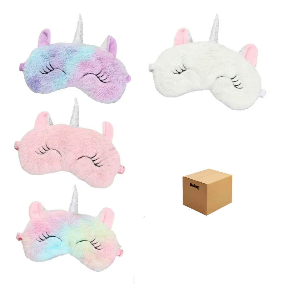 Foto 1 | Máscara Para Dormir Unicornios 4pz Belug  Colores