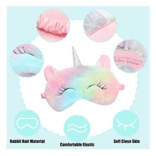 Foto 2 | Máscara Para Dormir Unicornios 4pz Belug Colores