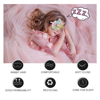 Foto 5 | Máscara Para Dormir Unicornios 4pz Belug Colores