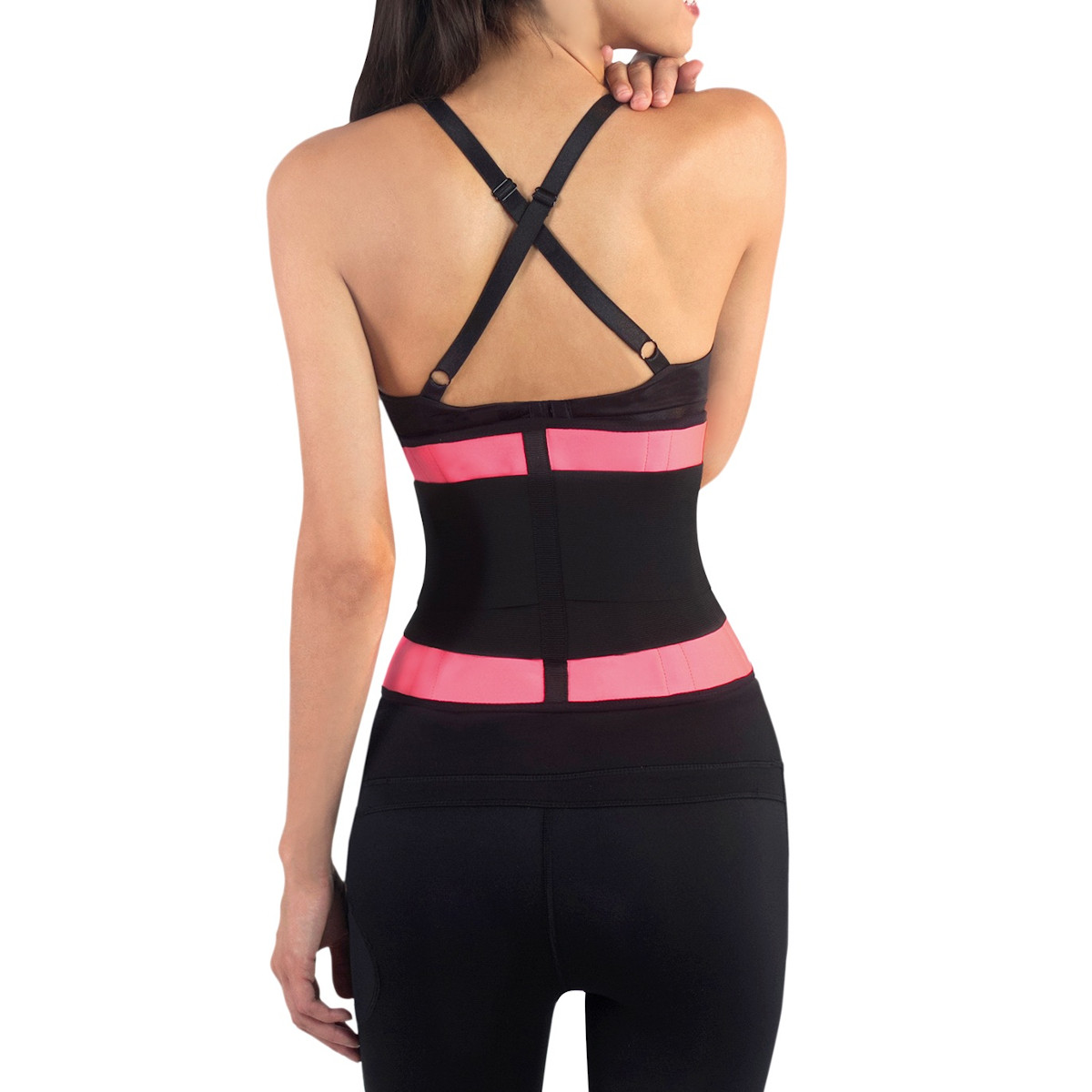 Foto 3 pulgar | Faja Cinturilla Deportiva Reductora Rosa I Love Shape M2017