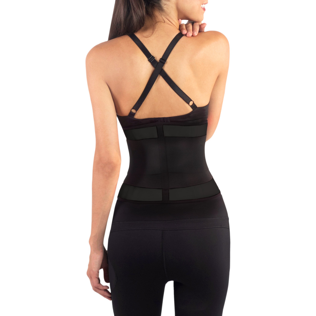 Foto 3 pulgar | Faja Cinturilla Deportiva Reductora Negra I Love Shape M2017