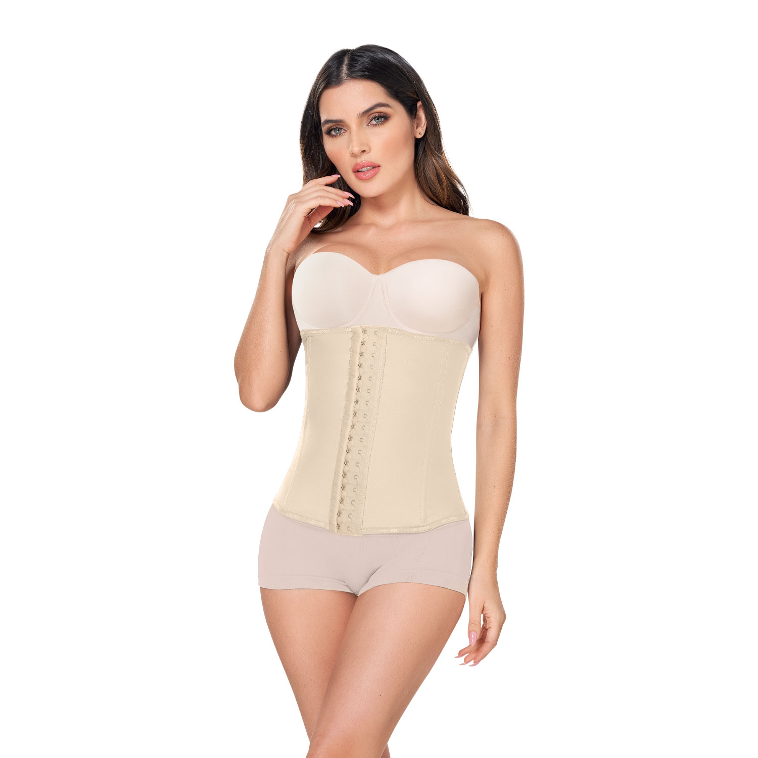 Cinturilla Ann Chery con Broches Powernet Excelencia Color Beige