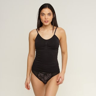 Foto 1 | Camiseta Modeladora con Soporte en Busto Aylon 840 Negro