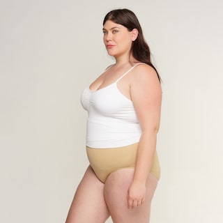 Foto 3 | Camiseta Modeladora Aylon con Soporte en Busto 840 Blanco