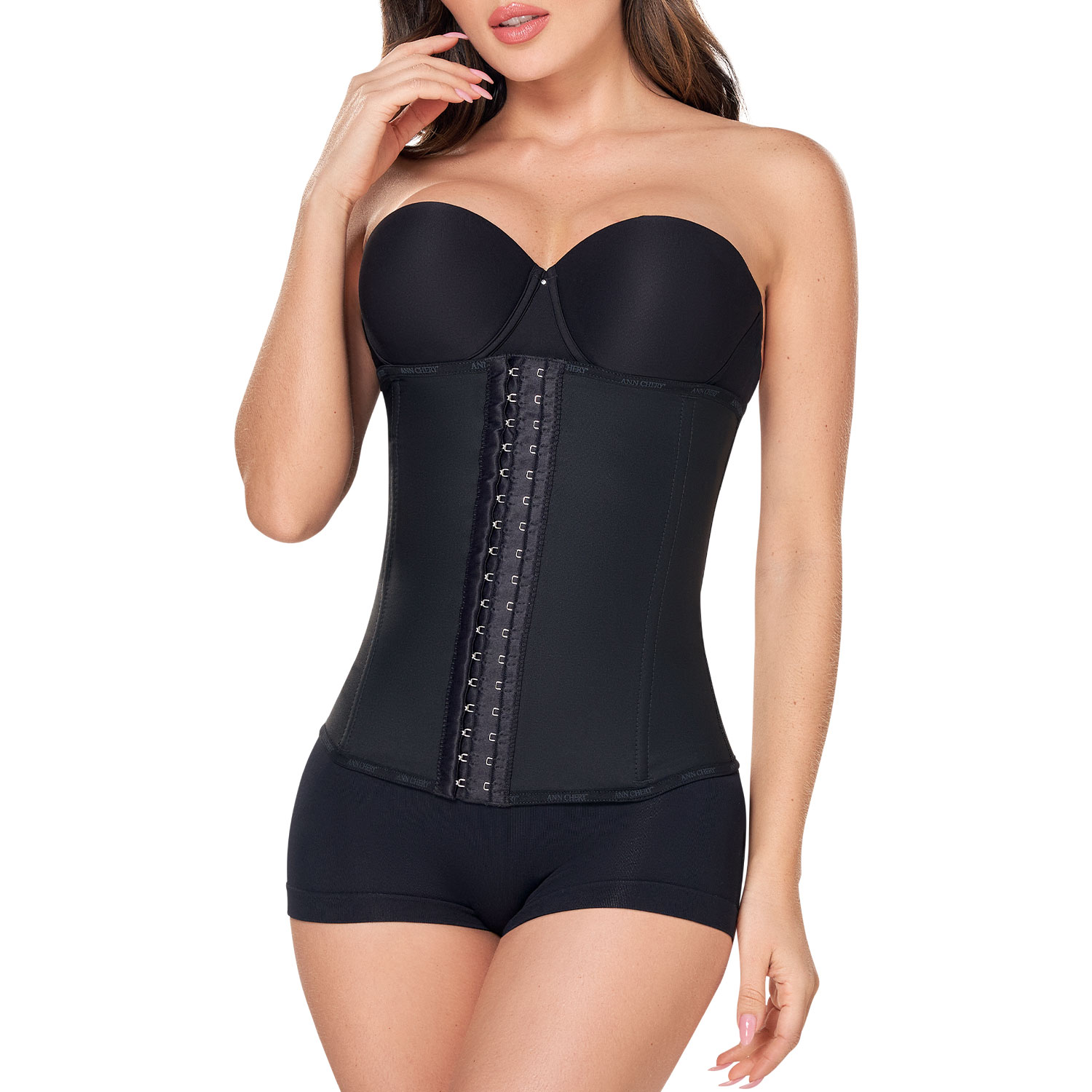 Foto 4 pulgar | Cinturilla Ann Chery con Broches Powernet Excelencia color Negro