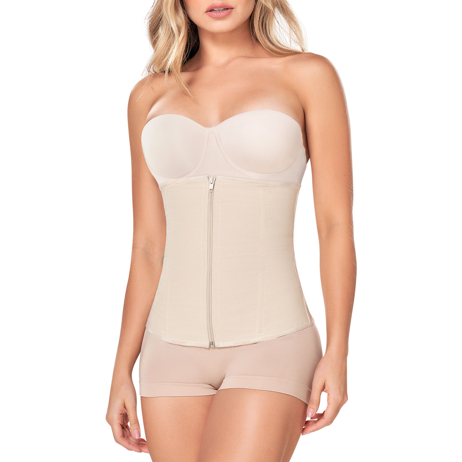 Foto 2 pulgar | Cinturilla con Cierre Powernet Excelencia Ann Chery Beige para Mujer