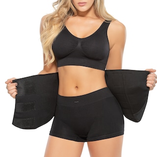 Foto 2 | Cinturilla Látex Deportiva Velcro Mujer Color Negro