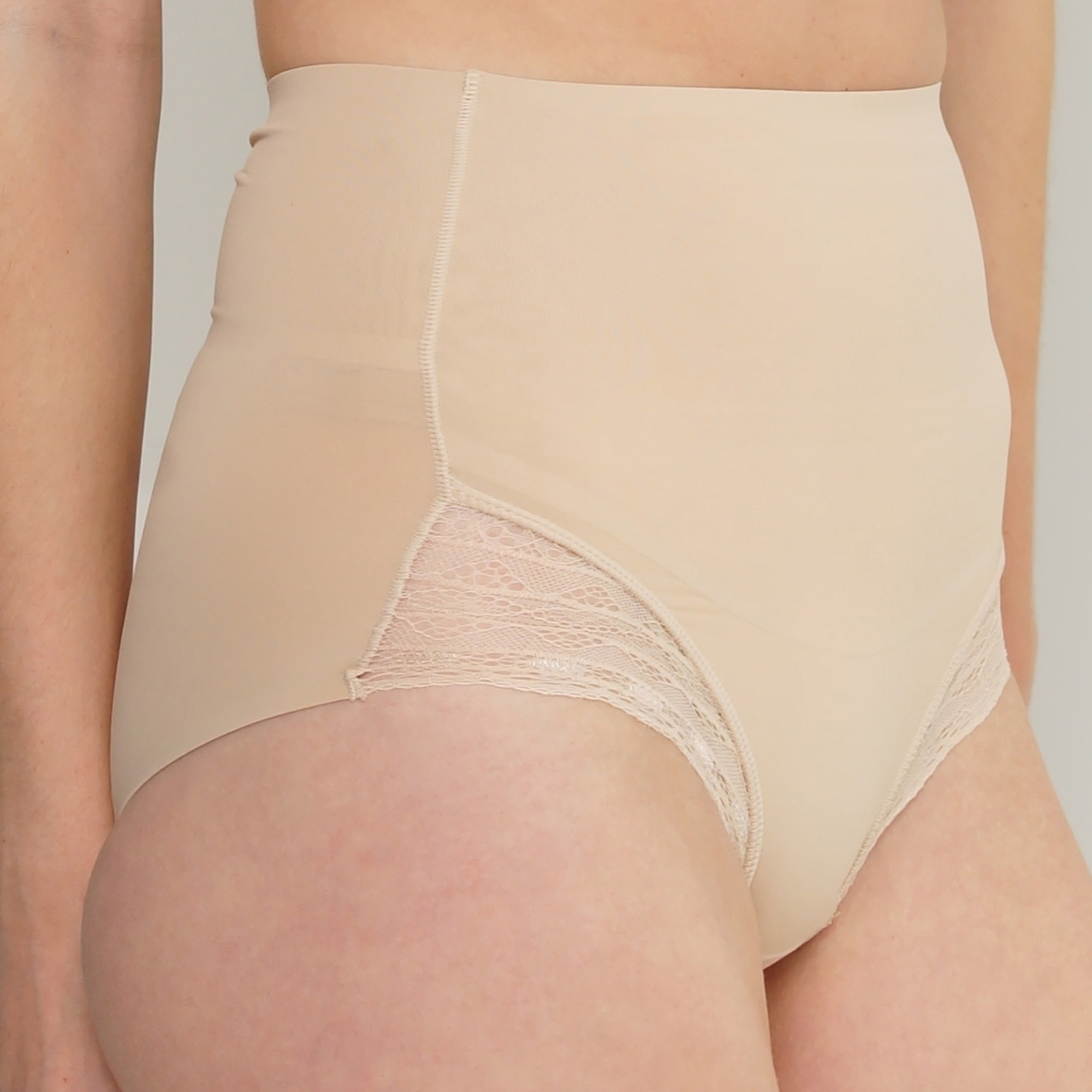 Foto 4 pulgar | Bikini de Control de Abdomen con Encaje Aylon 308 Nude