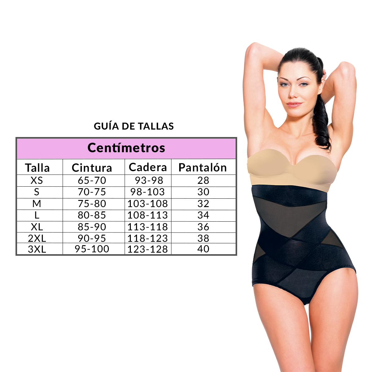 Foto 4 pulgar | Faja Moldeadora de Figura Tv Ofertas Velform Cross Boxer color Beige