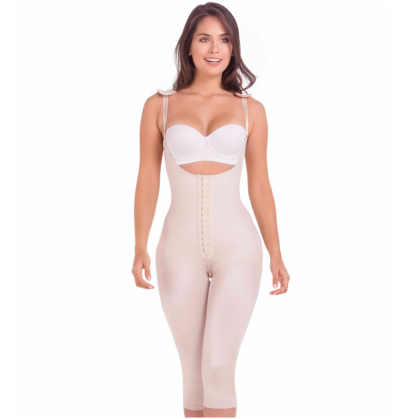 Fajas Colombianas Postquirúrgicas Moldeadora Stage 3 Mariae 9702 color Beige