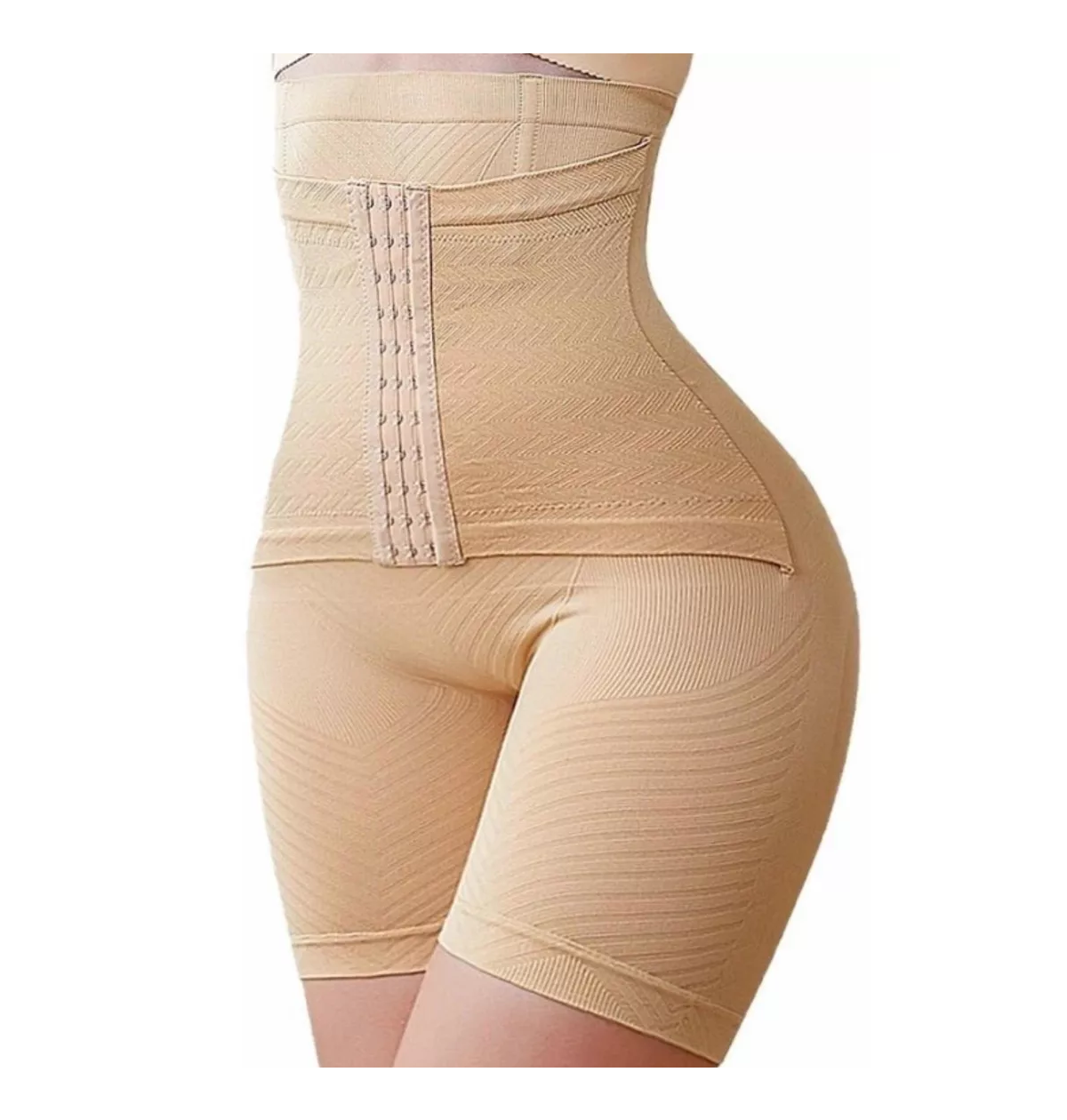 Foto 2 pulgar | Panty Faja Short Reductora Moldeadora Doble Compresión XL/2XL Eo Safe Imports Esi-738 Beige