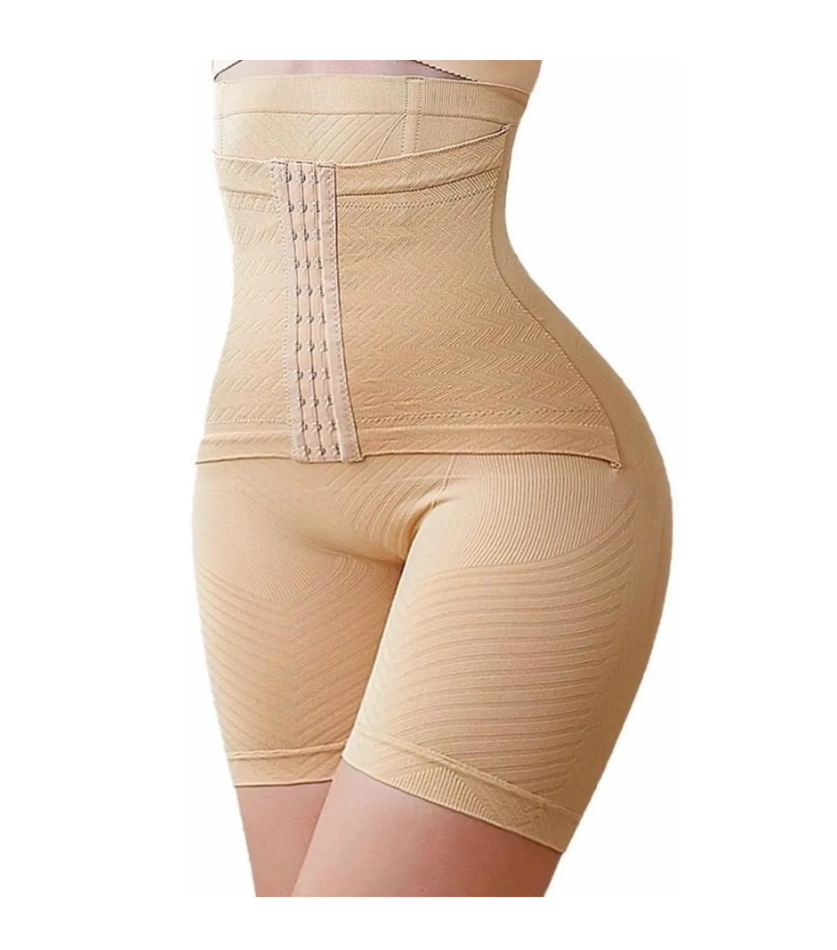 Foto 2 pulgar | Panty Faja Short Eo Safe Imports Esi-739 Reductora Moldeadora Doble Compresión Beige