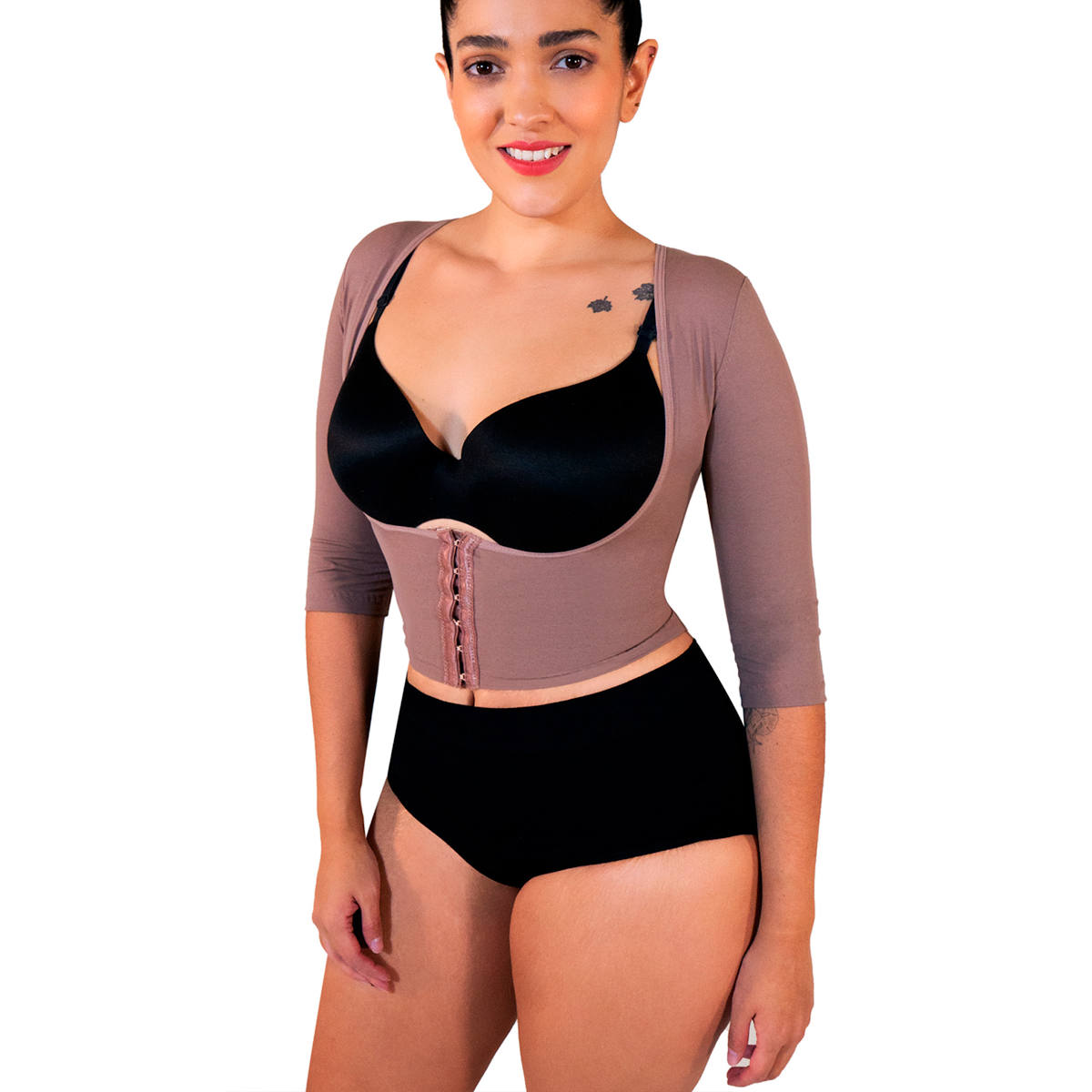 Faja Slim Top I Love Shape color Marrón