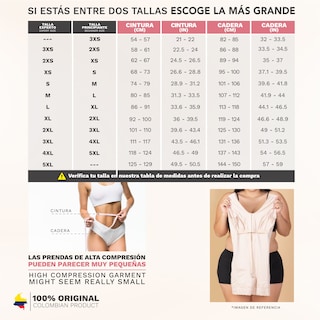 Foto 4 | Faja Colombiana Postparto Sonryse SON-211BF-BG color Beige
