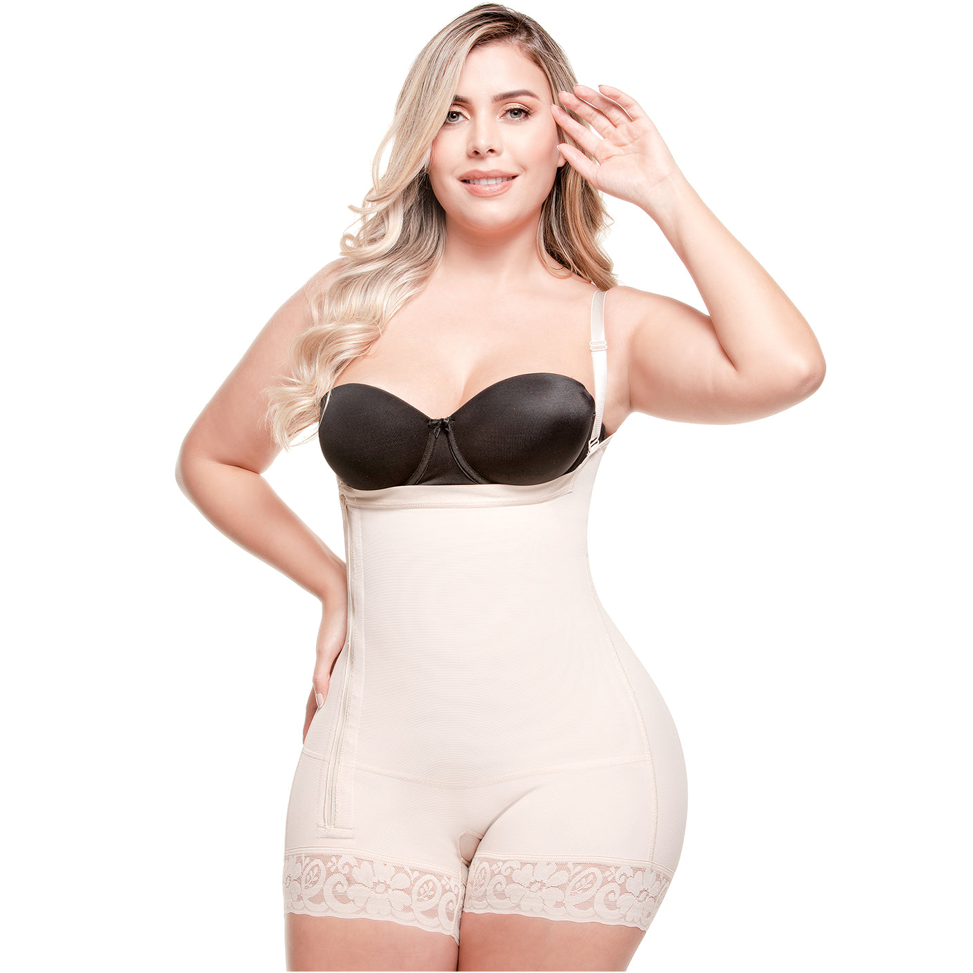 Faja Colombiana Postparto Sonryse SON-046ZL-BG color Beige para Mujer