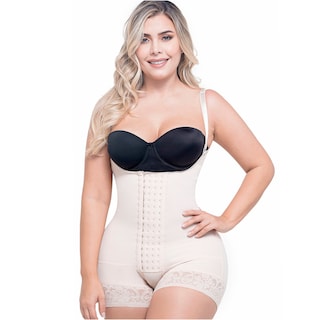 Foto 1 | Faja Colombiana Sonryse SON-066BF-BG color Beige a Media Pierna Control Abdominal y Postparto