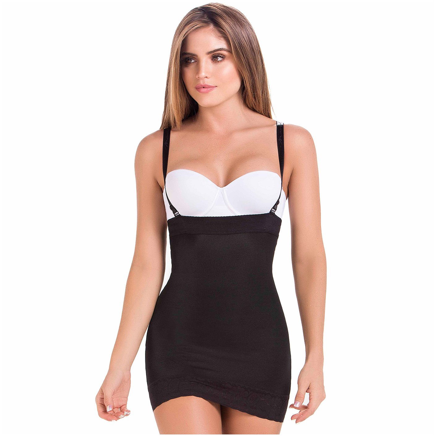 Foto 2 pulgar | Mariae Fu112 Fajas Colombianas Tipo Vestido Strapless Reductora